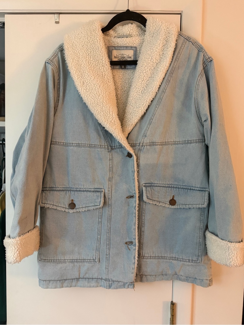 Women’s Sherpa-Lined Denim Jacket